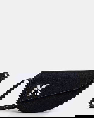 Karl Lagerfeld Jeans poșetă culoarea negru, A4W30160