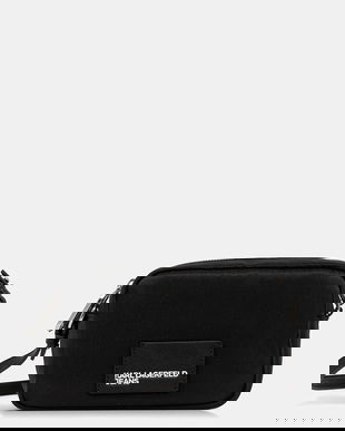 Karl Lagerfeld Jeans borsetă culoarea negru, A4W30279