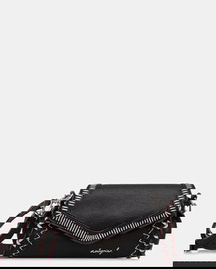 Desigual poșetă MANHATTAN PESPUNTES Z culoarea negru, 25WAXPBE