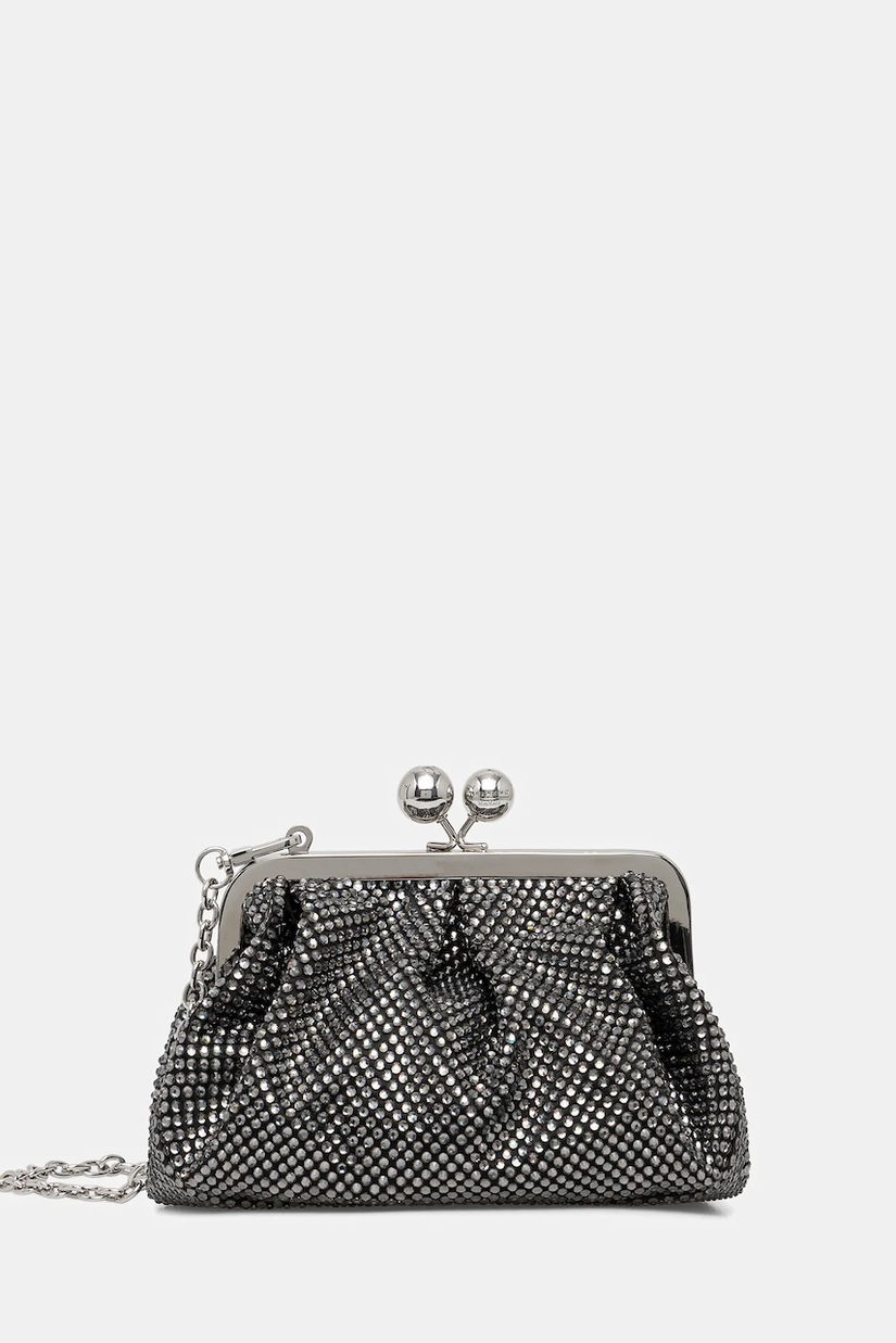 Weekend Max Mara poșetă EMY culoarea argintiu, 2525516135600