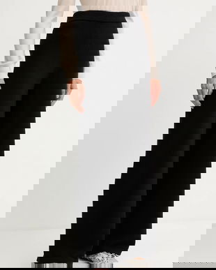 MM pantaloni de trening de lână HAMBURG culoarea negru, uni, 2526336018600