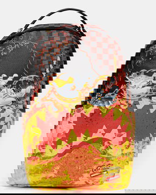 Sprayground rucsac culoarea galben, mare, cu imprimeu, 910B7013NSZ