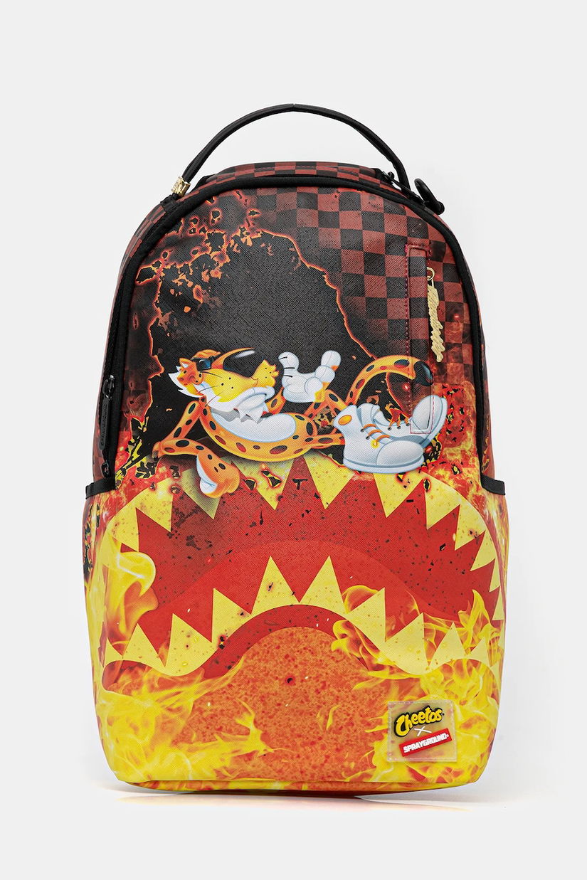 Sprayground rucsac culoarea galben, mare, cu imprimeu, 910B7013NSZ