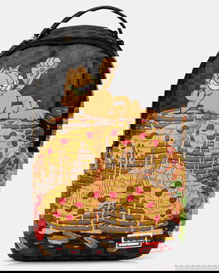 Sprayground rucsac culoarea portocaliu, mare, cu imprimeu, 910B7349NSZ