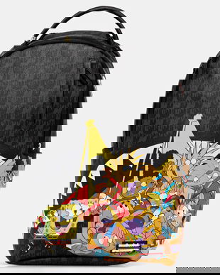 Sprayground rucsac culoarea gri, mare, cu imprimeu, 910B7417NSZ