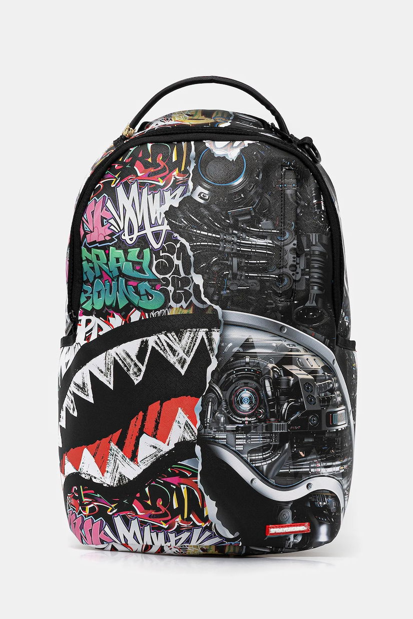 Sprayground rucsac culoarea negru, mare, cu imprimeu, 910B7126NSZ