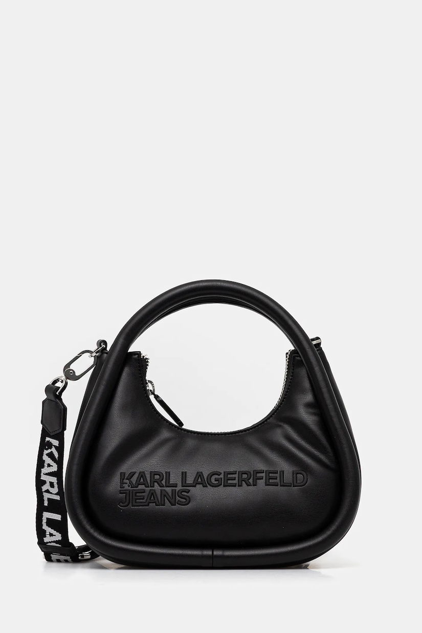 Karl Lagerfeld Jeans poșetă culoarea negru, A4W30152