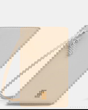 By Malene Birger husa din piele pentru telefon AYA PHONE culoarea bej, 103169