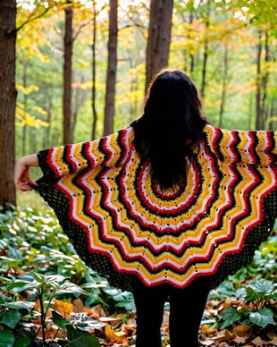 Cardigan Mandala Raza de Toamnă