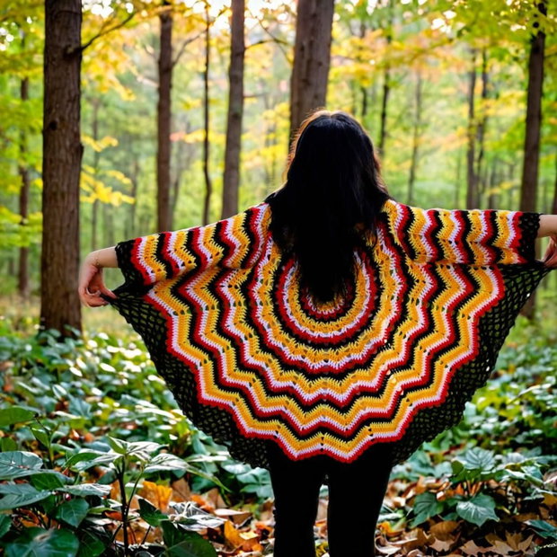 Cardigan Mandala Raza de Toamnă