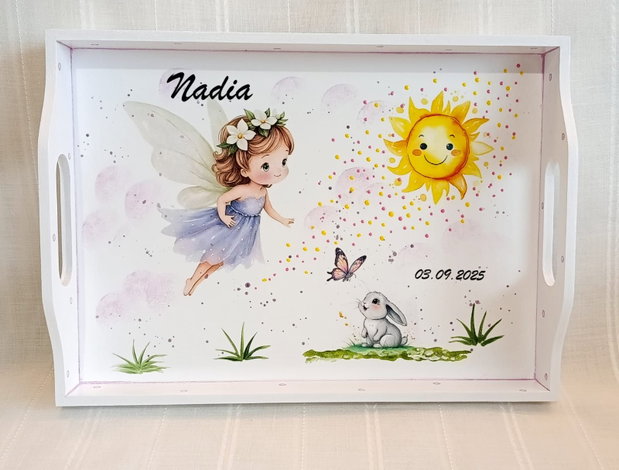 Tavita/set de mot fetita cu zânuță