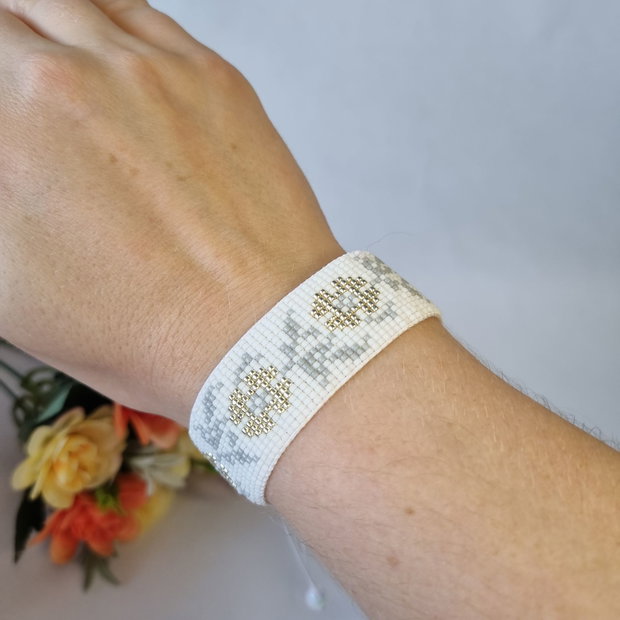 Brățară Silver Flowers