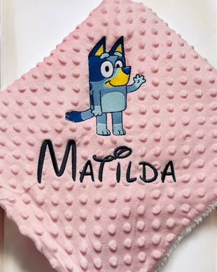 Patura brodata personalizata pentru copii