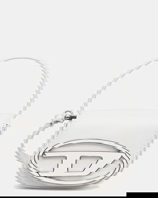 Diesel poseta de piele 1DR 1DR culoarea argintiu, X08709.PR818