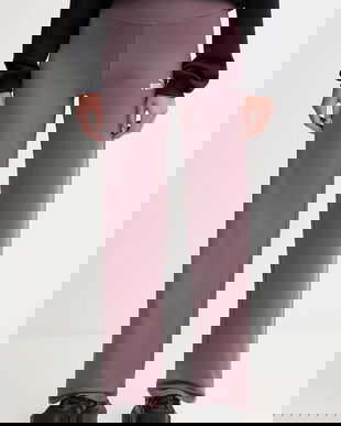 Puma pantaloni de trening culoarea maro, uni, 682429