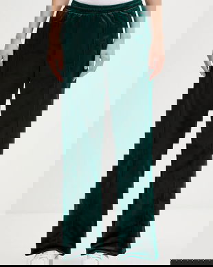 adidas Originals pantaloni de trening din velur Velvet Tp cu imprimeu, JV7509