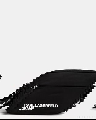 Karl Lagerfeld Jeans borsetă culoarea negru, A3M30352