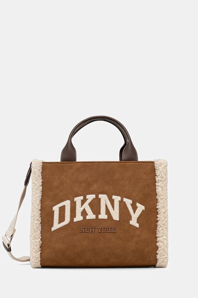 Dkny poșetă HADLEE culoarea maro, R53AMR57