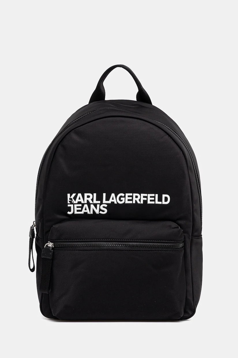 Karl Lagerfeld Jeans rucsac culoarea negru, mare, cu imprimeu, A3M30353