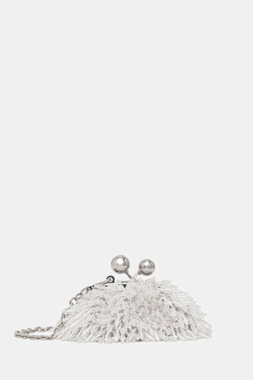 Weekend Max Mara poșetă ALFIO culoarea alb, 2525726015600