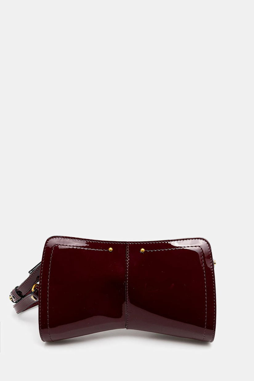 Gianni Chiarini poșetă de piele KEIRA culoarea bordo, BS.11600.VRPIU