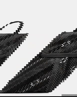 Desigual rucsac FIBONACCI HAMPTON MI culoarea negru, mic, uni, 25WAKP25