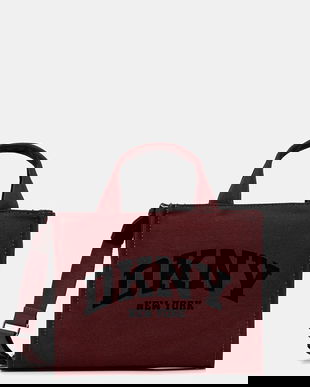 Dkny geantă de bumbac culoarea bordo, R41AOR57