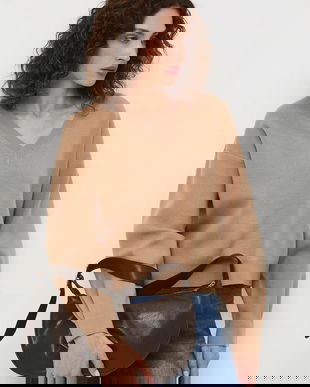 Medicine pulover culoarea bej