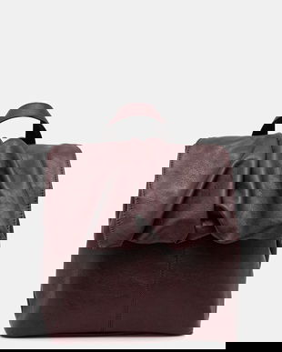 Medicine rucsac culoarea bordo, mic, neted