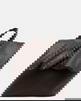 Medicine rucsac culoarea maro, mic, neted