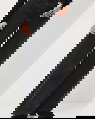 Medicine blugi din bumbac culoarea negru