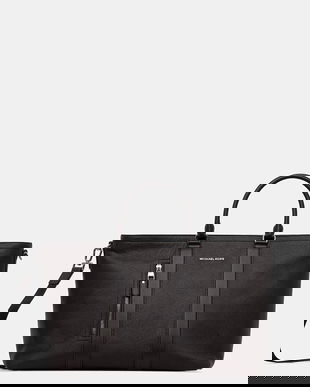 Michael Kors geantă de piele culoarea maro, 33F5LHDT4L