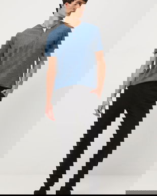 Medicine pantaloni culoarea negru, cu fason chinos