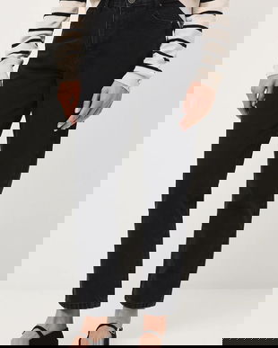 Medicine blugi din bumbac culoarea negru