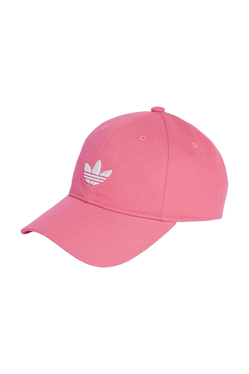 adidas Originals șapcă de baseball din bumbac Baseball Cap AC culoarea roz, cu imprimeu, JY5065