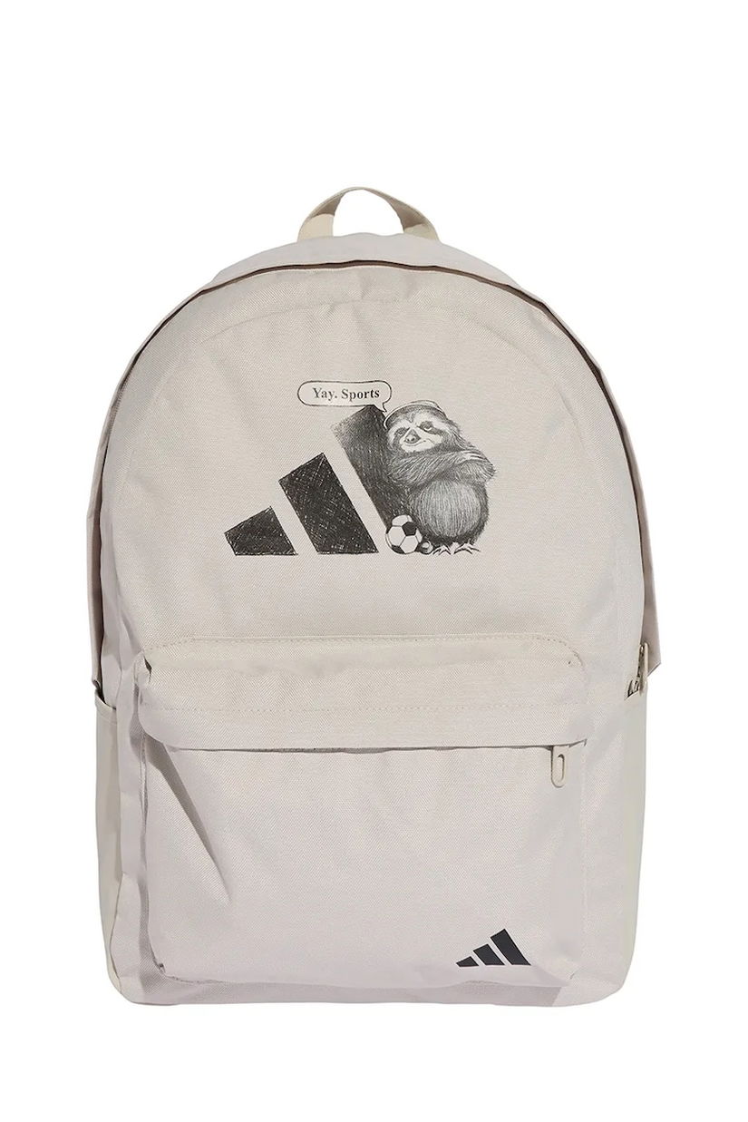 adidas rucsac culoarea bej, mare, cu imprimeu, JX9075