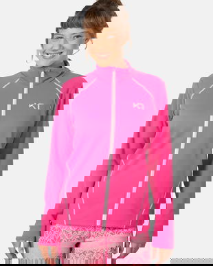 Kari Traa hanorac fleece KARI culoarea roz, uni, 622573