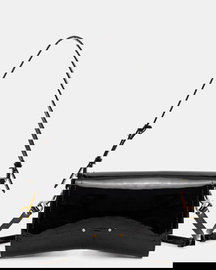 Gianni Chiarini poșetă de piele KEIRA culoarea negru, BS.11601.VRPIU