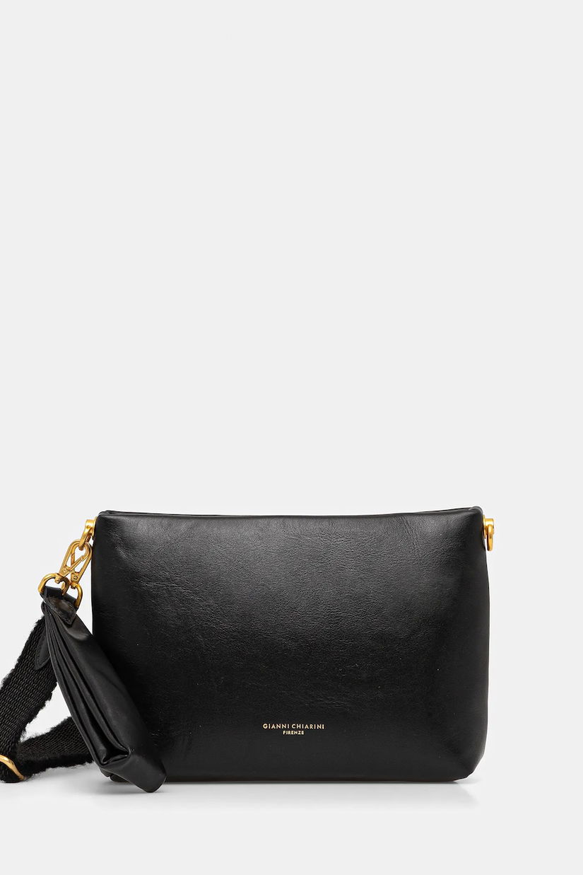 Gianni Chiarini poșetă de piele BRENDA culoarea negru, BS.12045.FOUCLD.NA