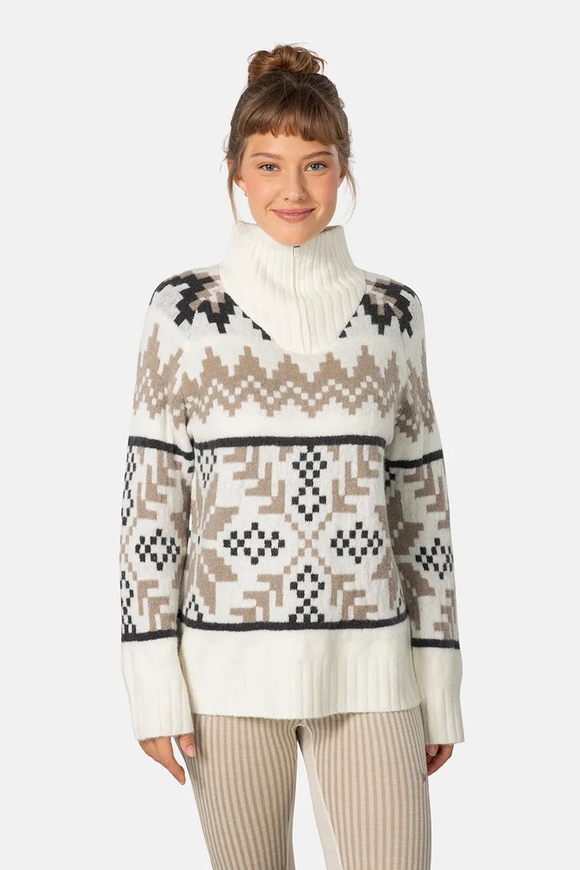 Kari Traa pulover AMELIA culoarea bej, călduros, 623605