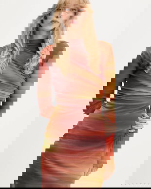 Desigual rochie DANTE mini, mulată, 25WWVK21