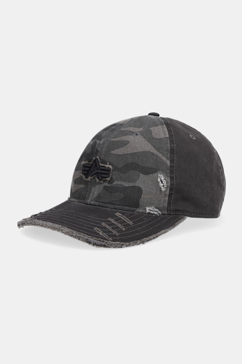 Alpha Industries șapcă de baseball din bumbac culoarea gri, 258903.125