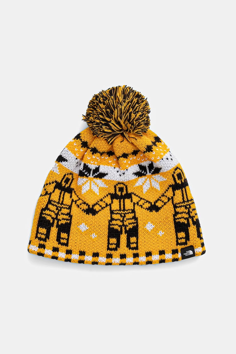 The North Face căciulă Cabin Ski Tuke culoarea galben, NF0A8CH0HIB1