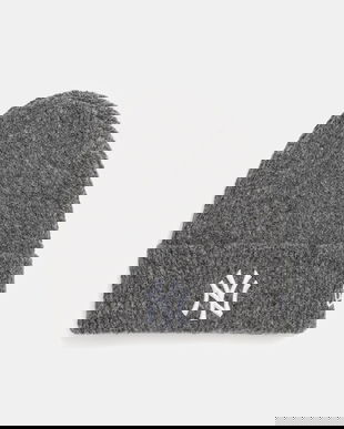 New Era căciulă din amestec de lână culoarea gri, 60580753