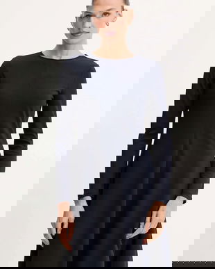 Weekend Max Mara rochie CALIFFO culoarea bleumarin, mini, evazați, 2525626012600