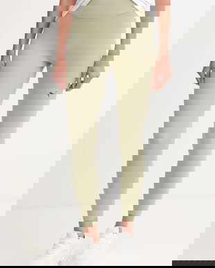 Puma leggins de antrenament culoarea verde, uni, 527463