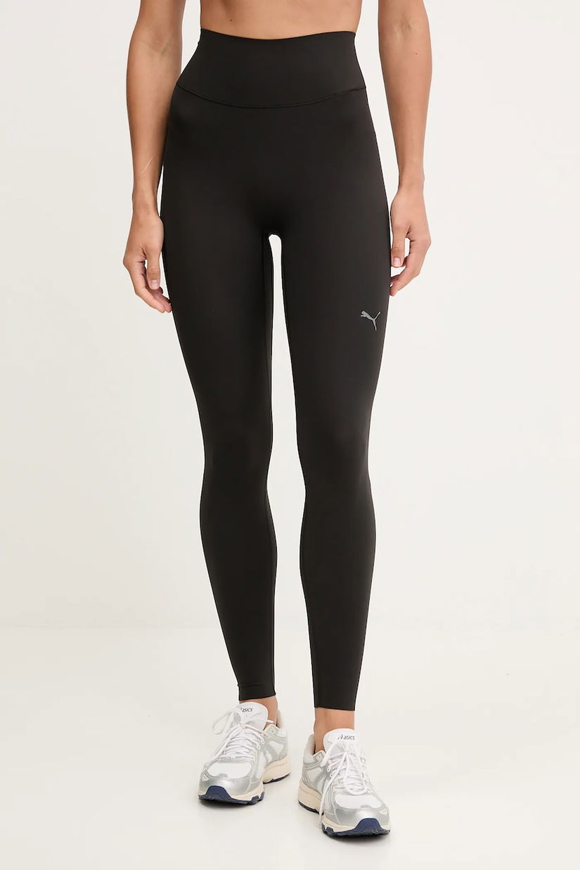 Puma leggins de antrenament culoarea negru, uni, 527463