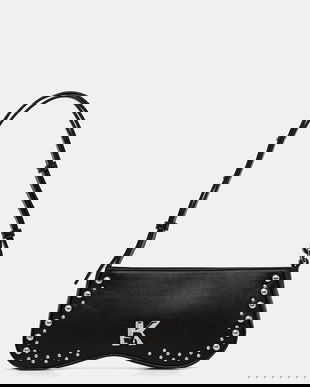 Karl Lagerfeld Jeans poșetă culoarea negru, A4W30150