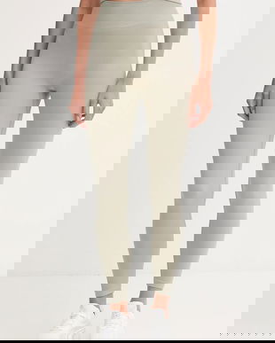 Hummel leggins de antrenament culoarea verde, uni, 231653