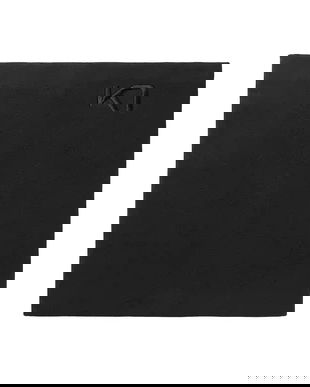 Kari Traa fular împletit KARI culoarea negru, uni, 611495